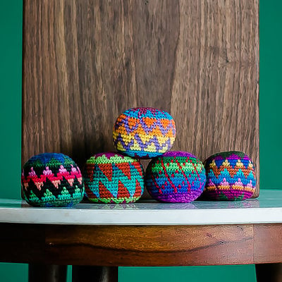 Lucia's Imports Woven Hacky Sack