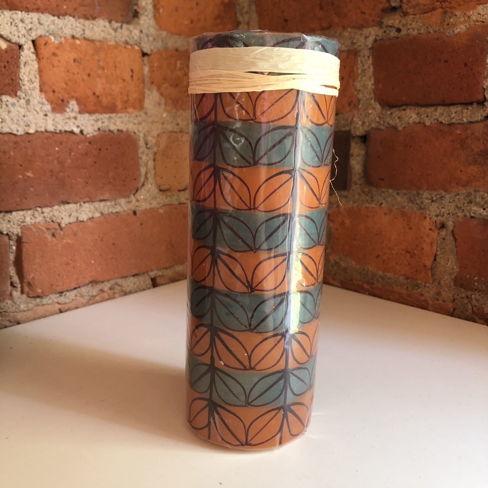 Thumbprint Artifacts Magic Garden Pillar Candle 3x8