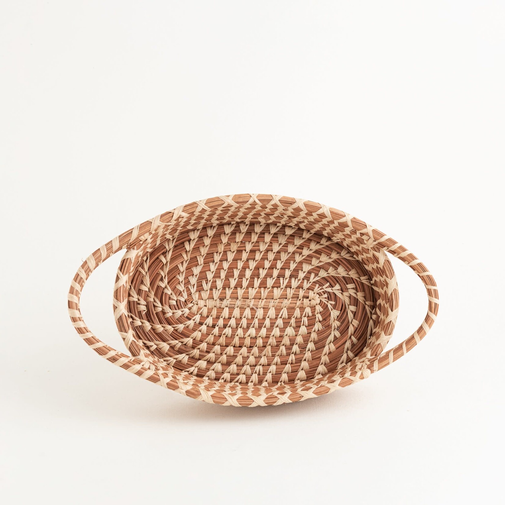 Mayan Hands Zoila Pine Needle & Wild Grass Basket
