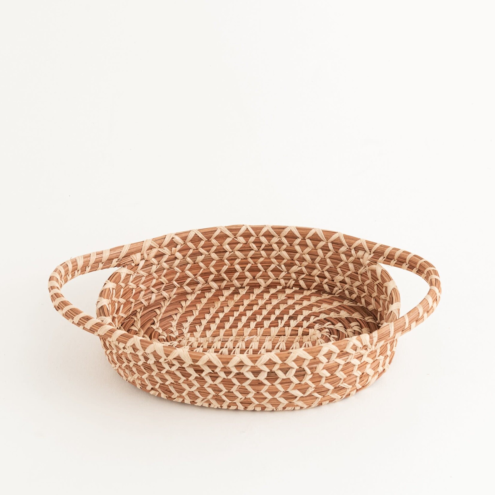 Mayan Hands Zoila Pine Needle & Wild Grass Basket