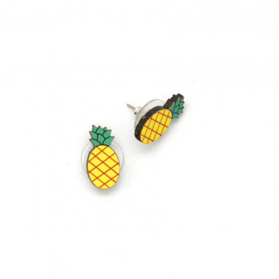 Dunitz & Co Fruit Stud Earrings: Pineapple