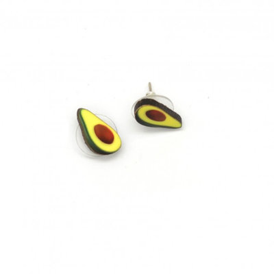 Dunitz & Co Fruit Stud Earrings: Avocado