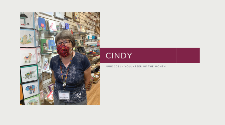 Meet Cindy: Volunteer of the Month (June 2021)