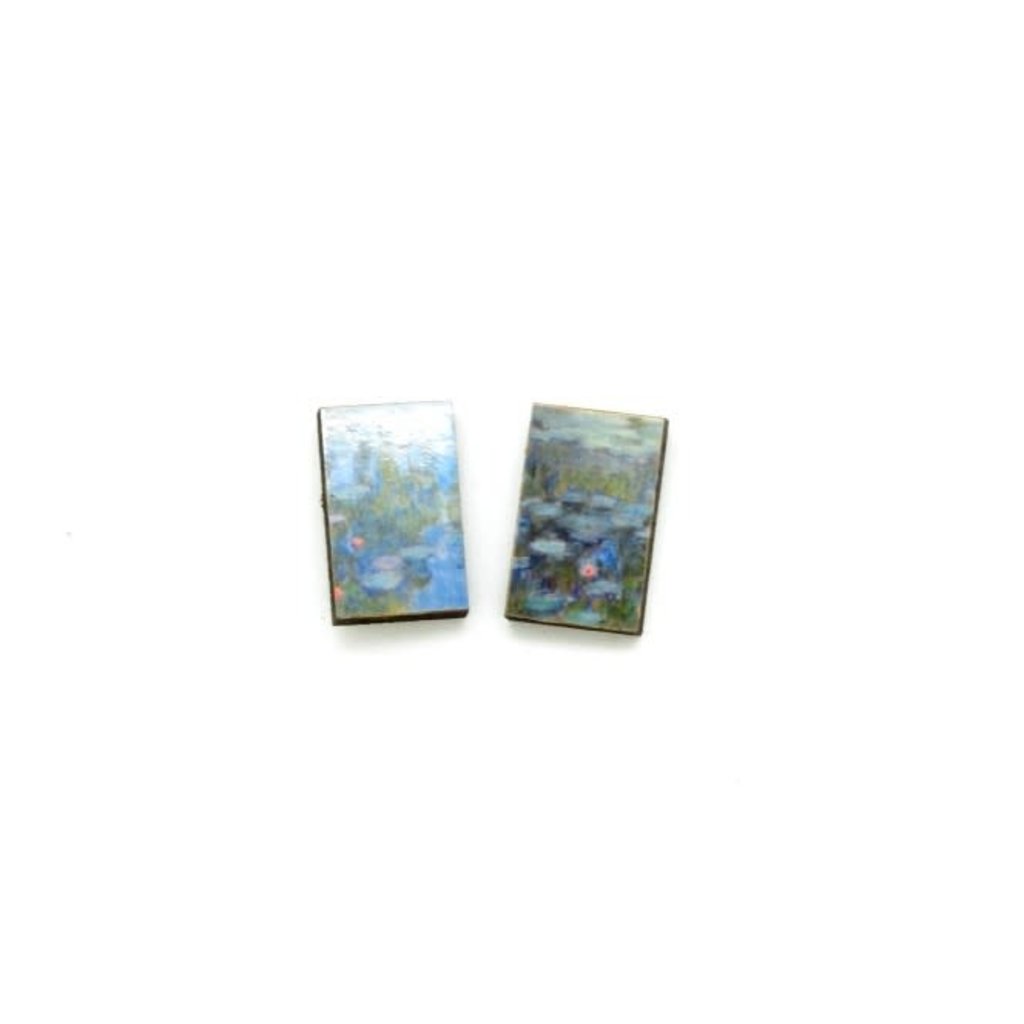 Dunitz & Co Art Stud Earrings: Water Lily