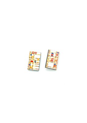 Dunitz & Co Art Stud Earrings: Boogie Woogie