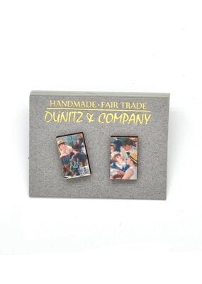 Dunitz & Co Art Stud Earrings: Boating Party