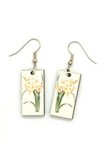 Dunitz & Co Botanical Dangle Earrings: Daffodil