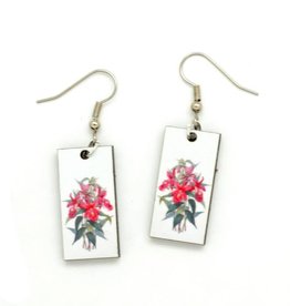 Dunitz & Co Botanical Dangle Earrings: Purple Orchid