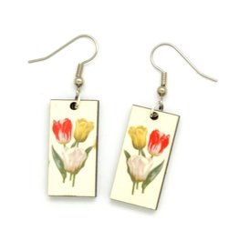 Dunitz & Co Botanical Dangle Earrings: Tulip