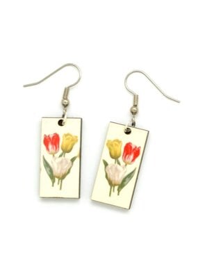 Dunitz & Co Botanical Dangle Earrings: Tulip