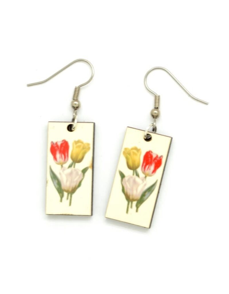Dunitz & Co Botanical Dangle Earrings: Tulip