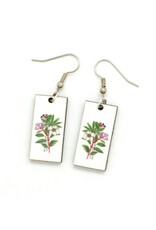 Dunitz & Co Botanical Earrings: White Bouquet
