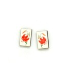 Dunitz & Co Botanical Stud Earrings: Orange Lily