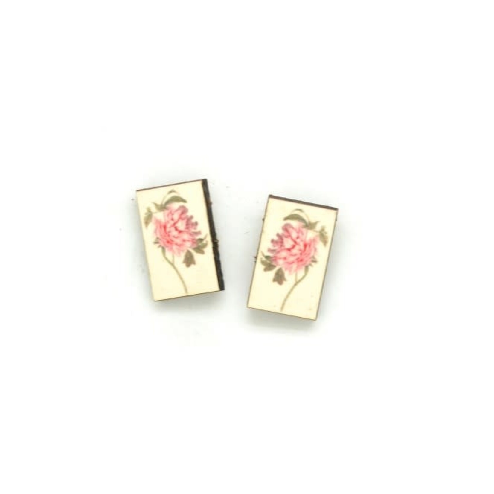 Dunitz & Co Botanical Stud Earrings: Peony