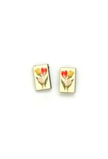 Dunitz & Co Botanical Stud Earrings: Tulip