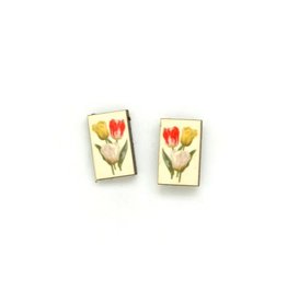 Dunitz & Co Botanical Stud Earrings: Tulip