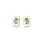 Dunitz & Co Botanical Stud Earrings: White Bouque