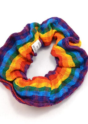 Lucia's Imports Rainbow Hair Scrunchie