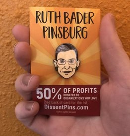 Microcosm Ruth Bader Ginsburg Hard Enamel Pin