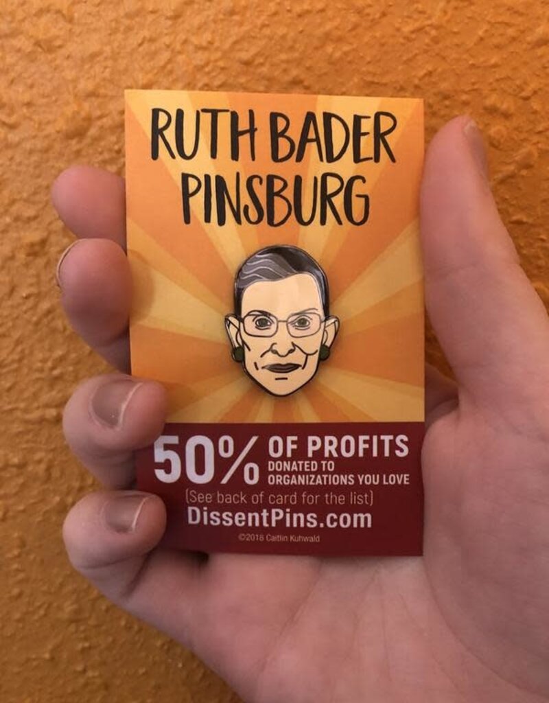 Microcosm Ruth Bader Ginsburg Hard Enamel Pin