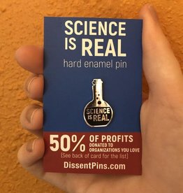Microcosm Science is Real Hard Enamel Pin
