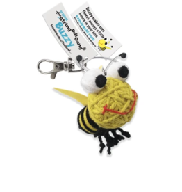 Kamibashi Buzzy Bee String Doll Keychain