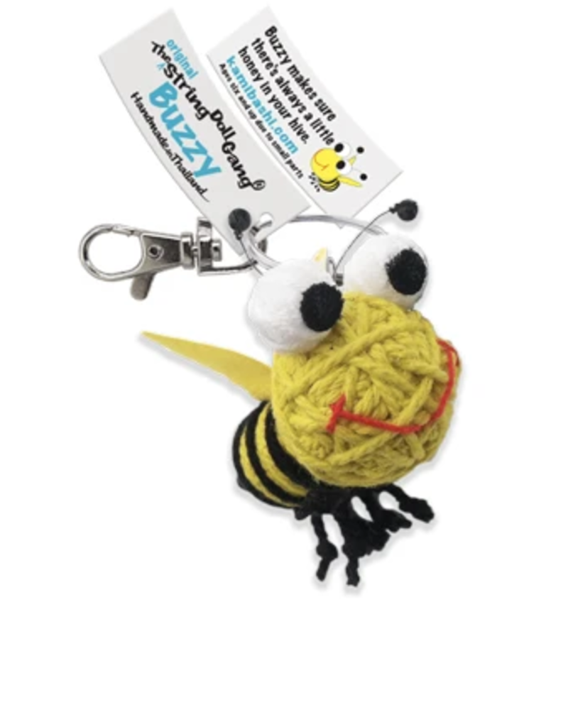 Kamibashi Buzzy Bee String Doll Keychain