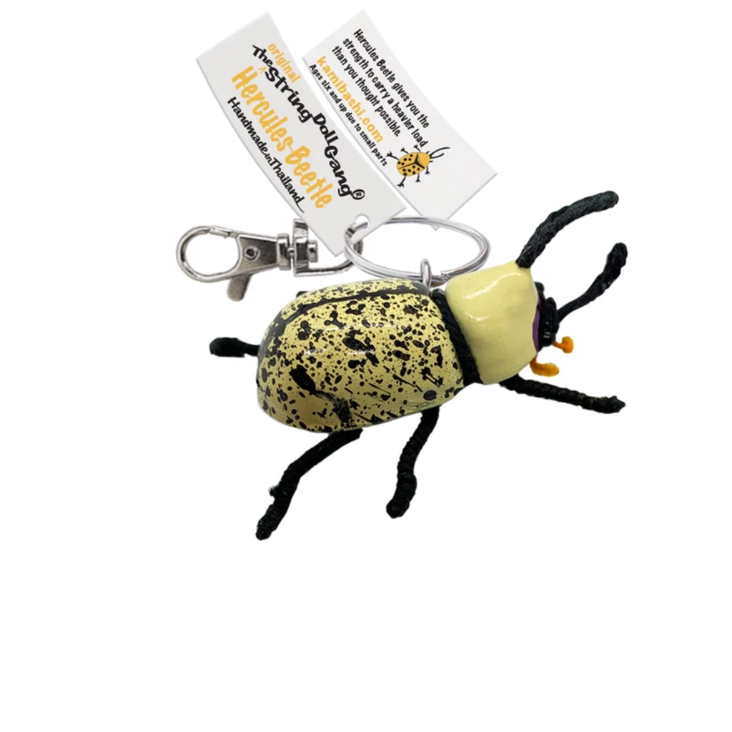 Hercules Beetle String Doll Keychain Global Gifts