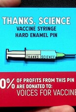 Microcosm Thanks Science Hard Enamel Pin