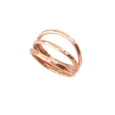Swahili Imports Kindred Hammered Copper Ring