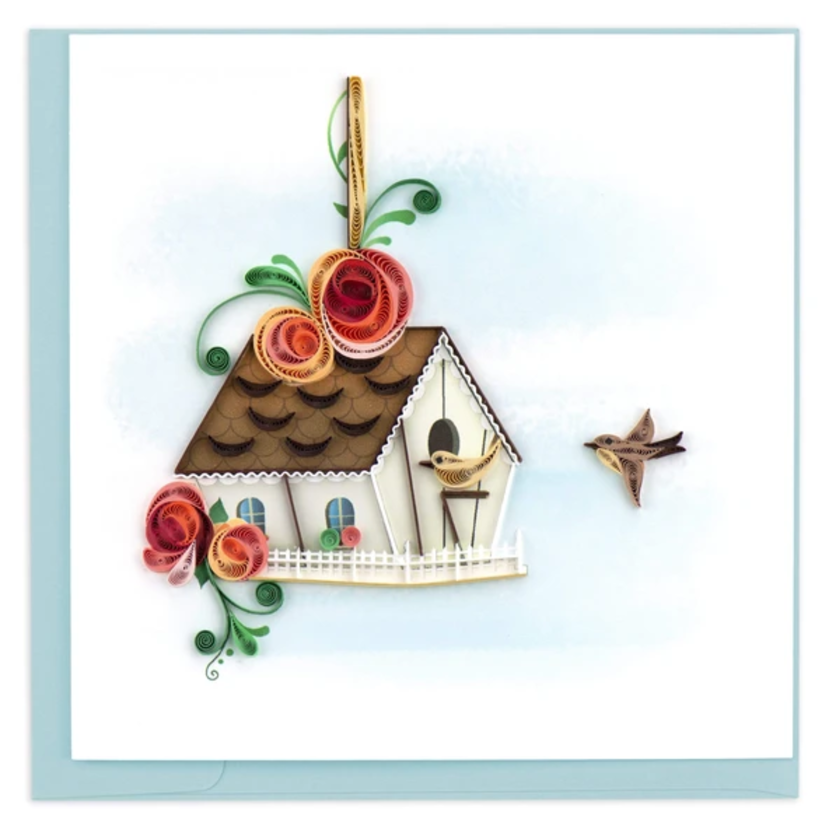 Quilling Card Birdhouse Quilled Card