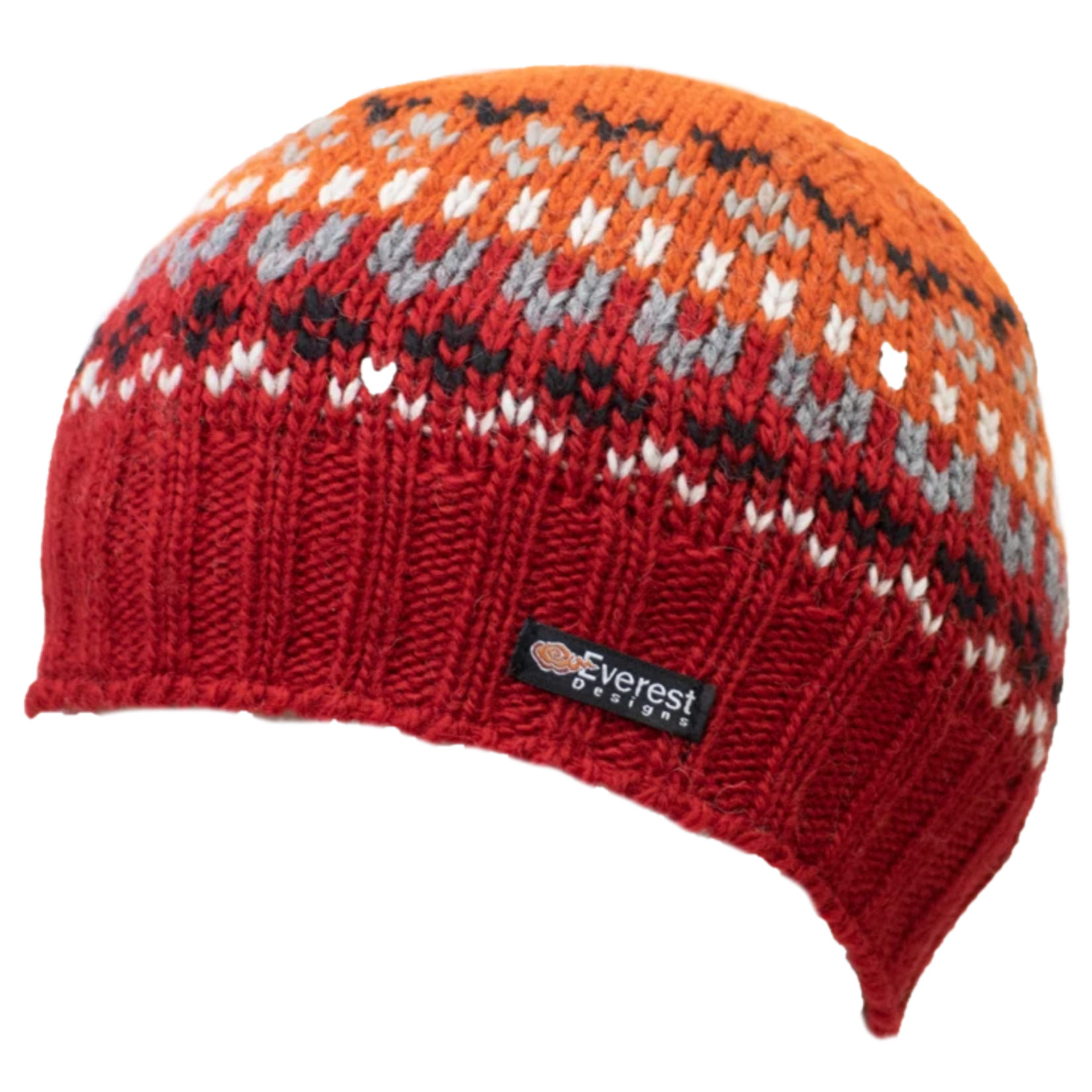 Everest Designs Brooklyn Fleece Lined Wool Rust Beanie Hat