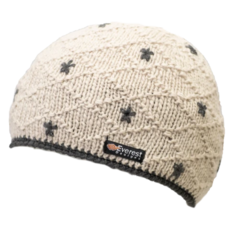 Everest Designs Dolma Fleece Lined Wool Ivory Beanie Hat