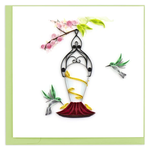 Quilling Card Hummingbird Feeder Quilling Card