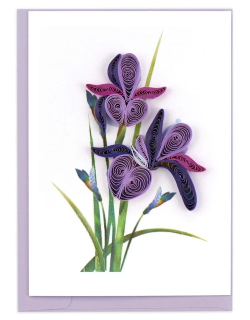 Quilling Card Iris Quilled Gift Enclosure Card