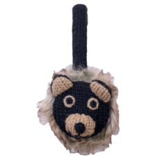 Everest Designs Faux Fur Lined Wool Animal Earmuff: Bear