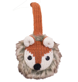 Everest Designs Faux Fur Lined Wool Animal Earmuff: Fox