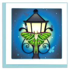 Quilling Card Luna Moth Quilled Card