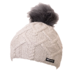 Everest Designs Priya Fleece Lined Wool Ivory Beanie Hat