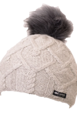 Everest Designs Priya Fleece Lined Wool Ivory Beanie Hat