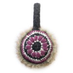 Everest Designs Faux Fur Lined Wool Earmuffs: Raspberry