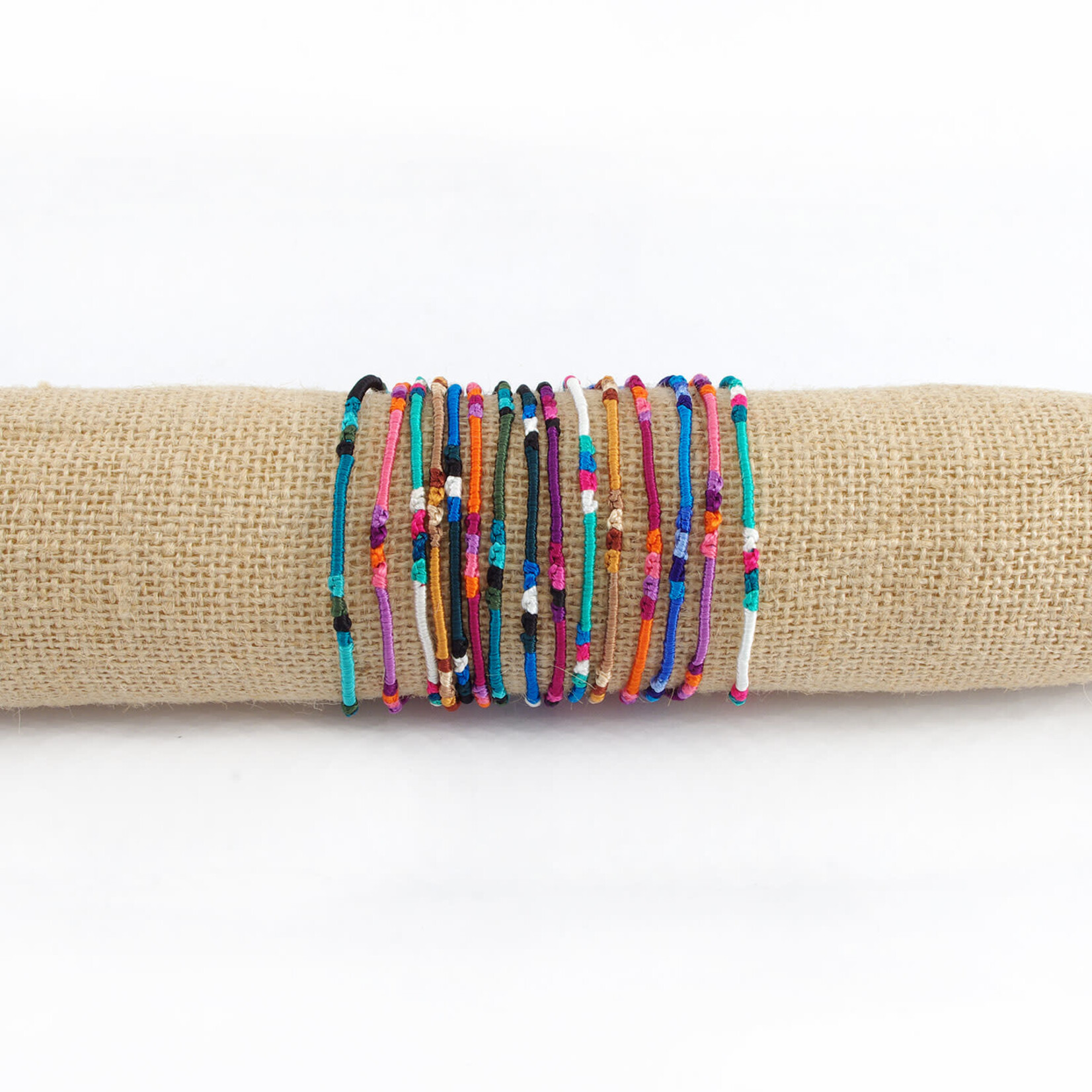 Lucia's Imports Round Silk Friendship Bracelet