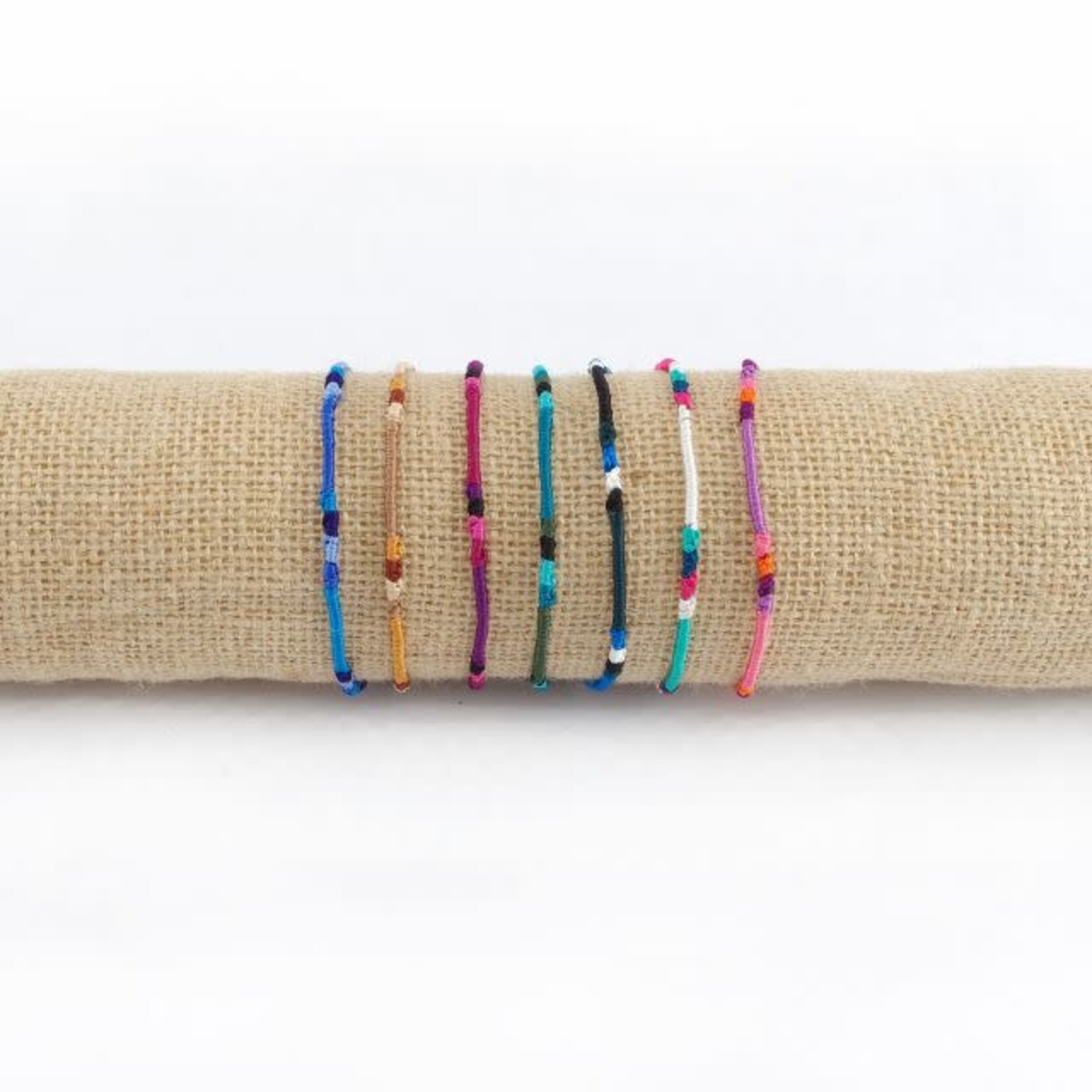 Lucia's Imports Round Silk Friendship Bracelet