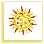 Quilling Card Sun Quilled Card