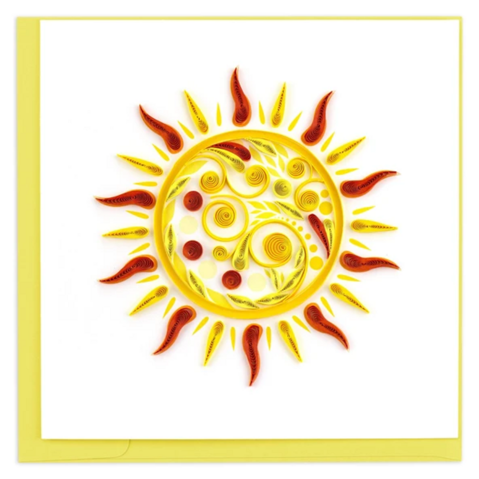 Quilling Card Sun Quilled Card