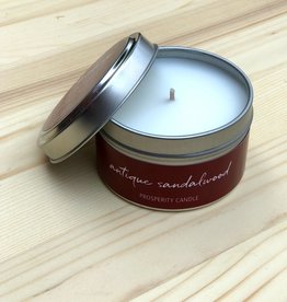 Prosperity Candle Inspiration Quote 4oz Candle: Antique Sandalwood