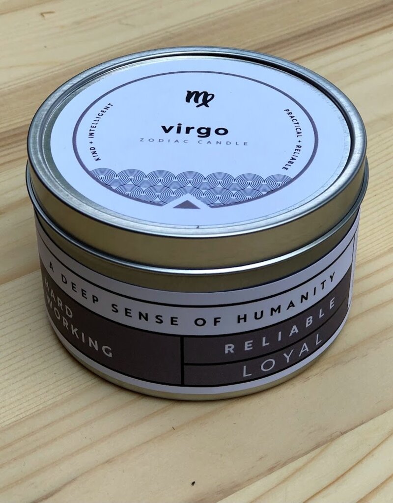 Prosperity Candle Zodiac 6oz Candle: Virgo Milk & Honey