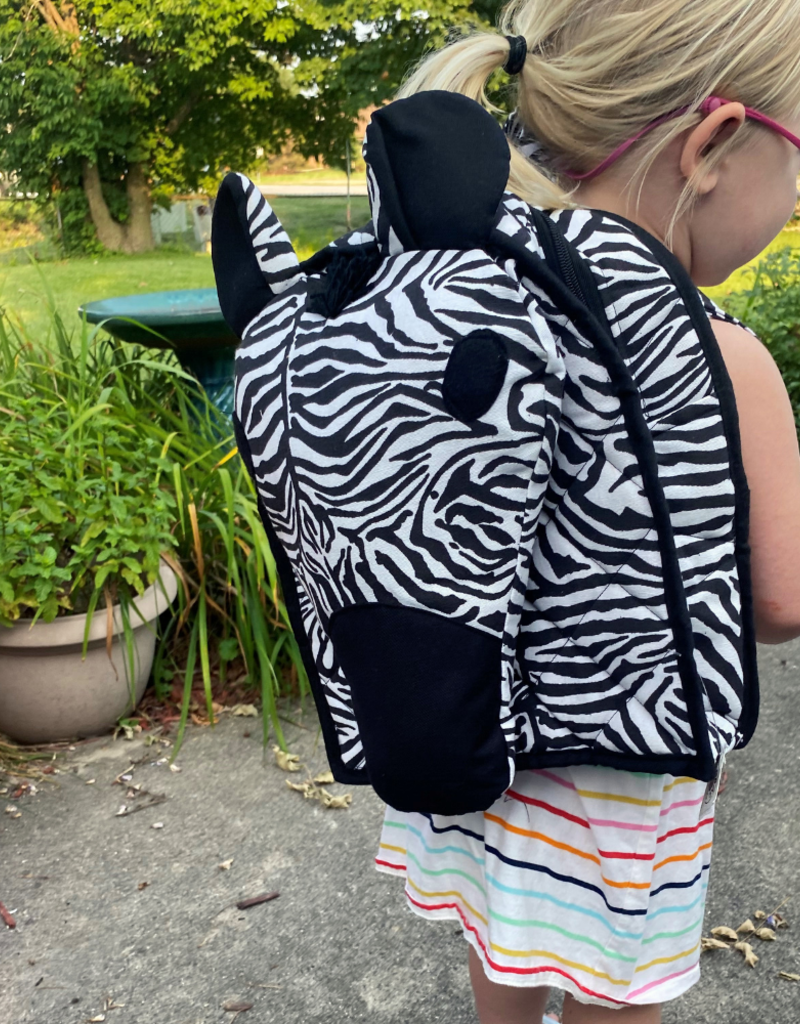 Brown Zebra Print Faux Fur Tote Bag | Yours Clothing