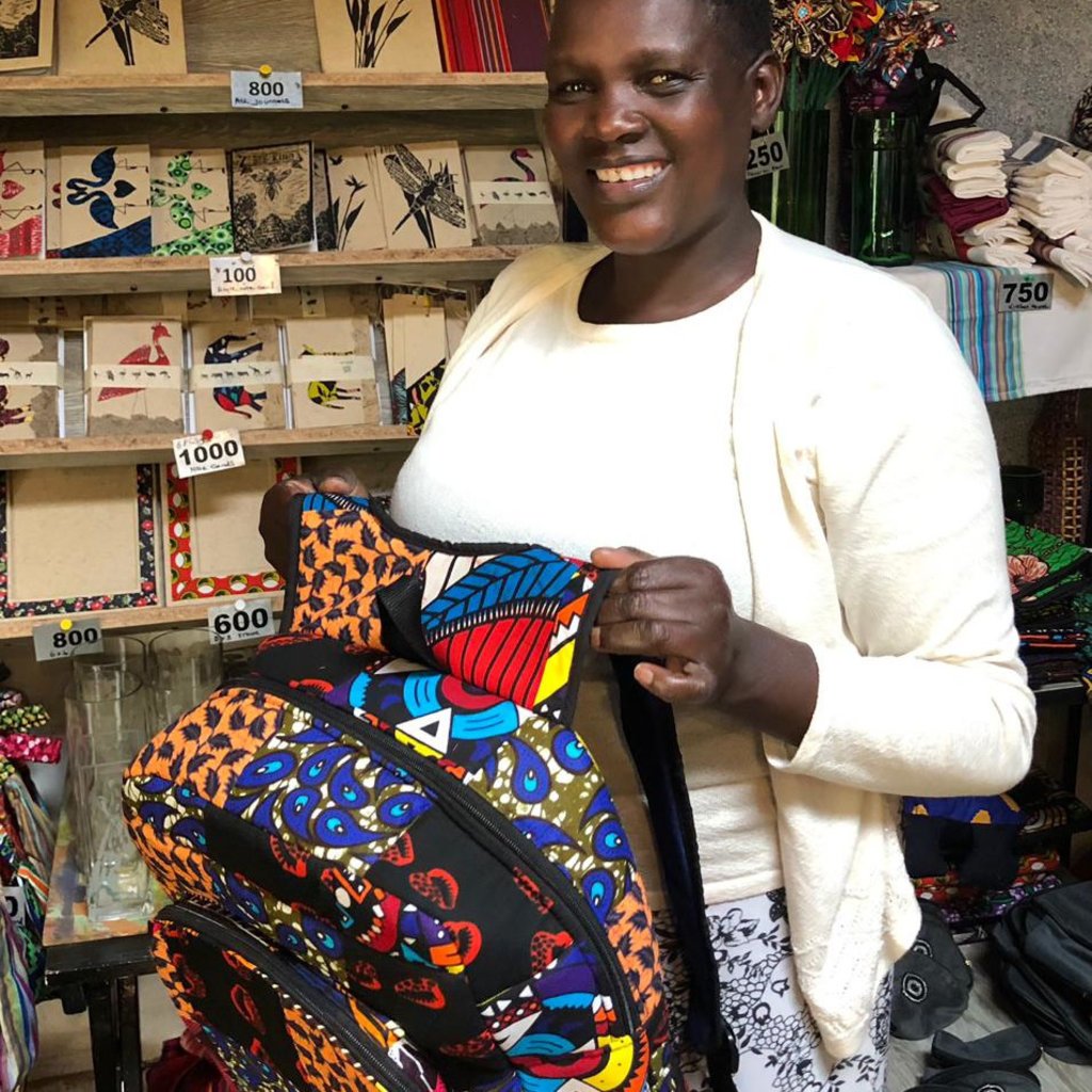 Creation Hive Kitenge Patchwork Backpack