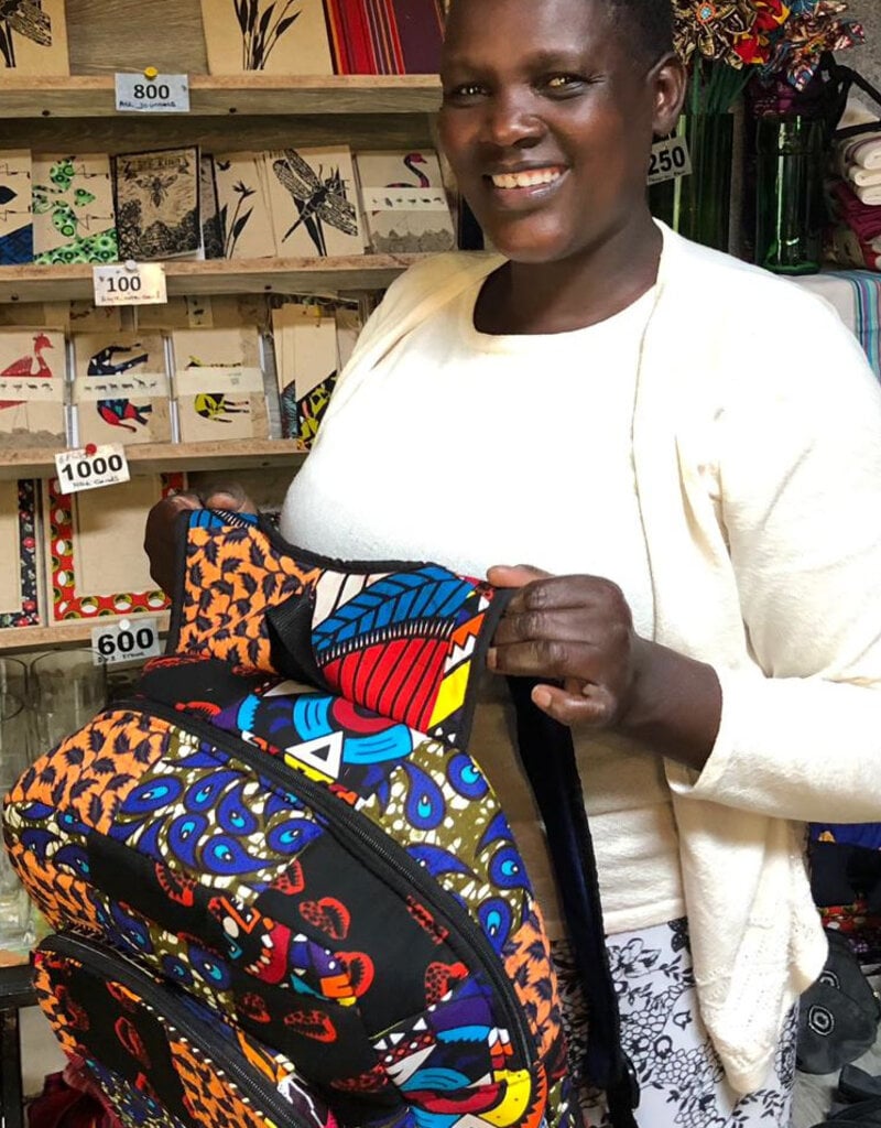 Creation Hive Kitenge Patchwork Backpack